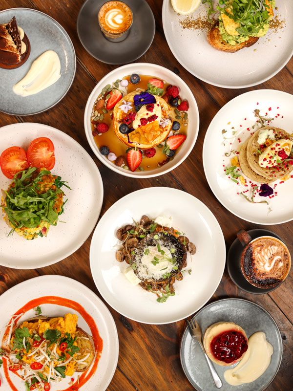 a spread of food at Eclectic Tastes Cafe & Pantry, Ballarat