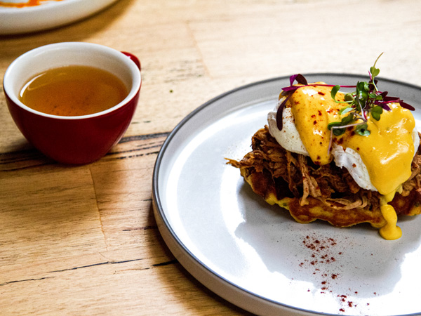 brunch at Hydrant Food Hall, Ballarat