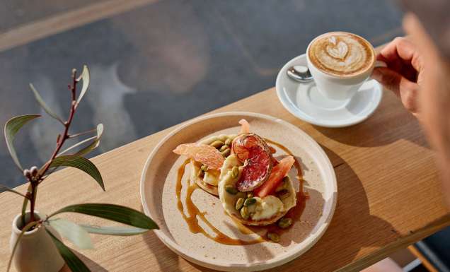 coffee and breakfast at Fika Coffee Brewers, Ballarat
