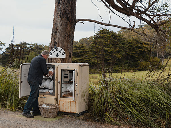 Bunny Baker's roadside fridge