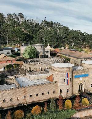 Exploring Kryal Castle at Ballarat with kids