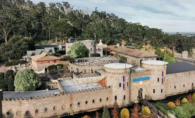 Exploring Kryal Castle at Ballarat with kids