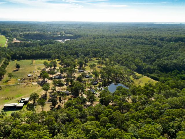 The Woods Farm of Jervis Bay from above