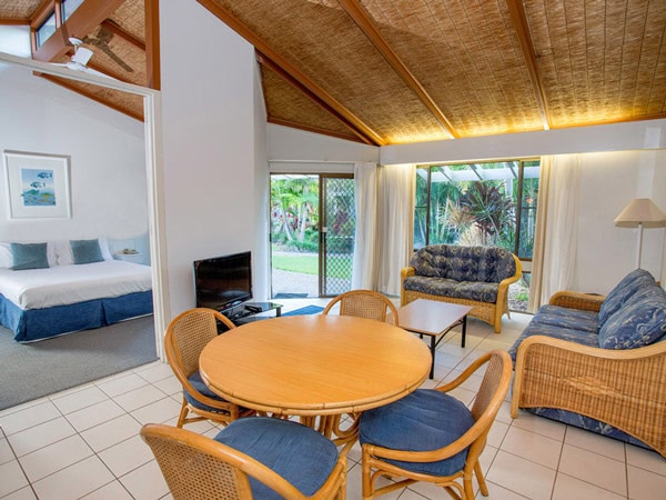 the interior of Nautilus Beachfront Villas & Spa, Coffs Harbour