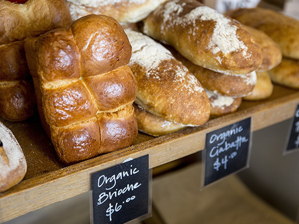 brioche bread at Racine Bakery