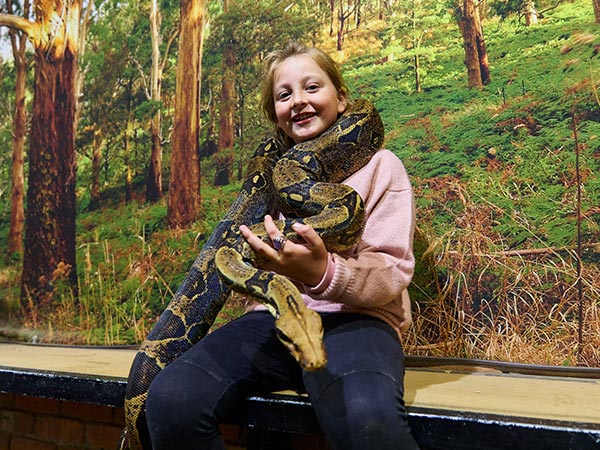 visiting Ballarat Wildlife Park with kids