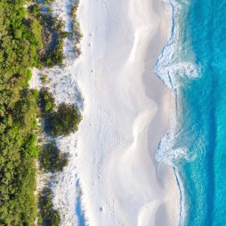Hyams Beach, Jervis Bay from above