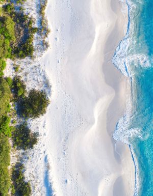 Hyams Beach, Jervis Bay from above