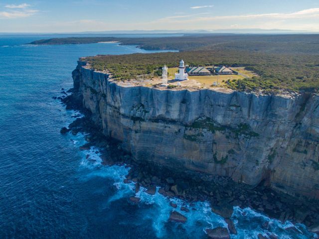 Point Perpendicular Lighthouse on the Beecroft Peninsula at the northern entrance to Jervis Bay