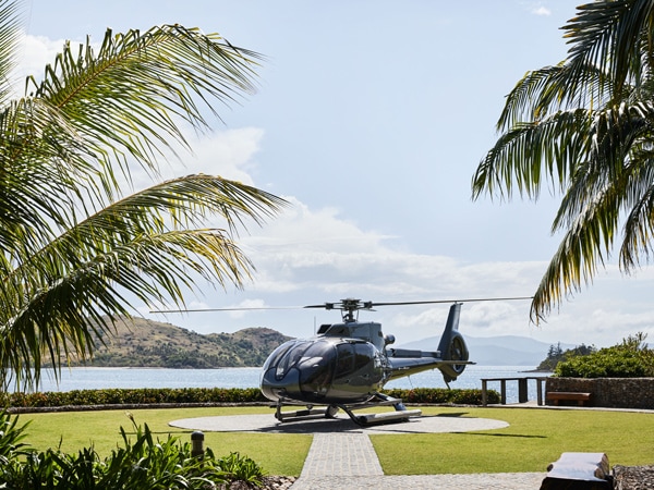 Helicopter at qualia