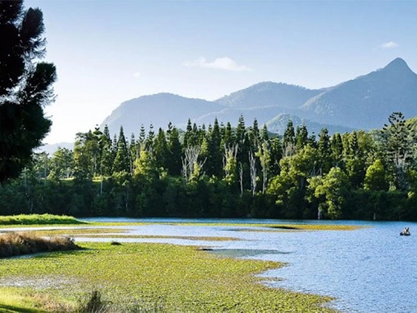 Clarrie Dam Upstream from Uki.