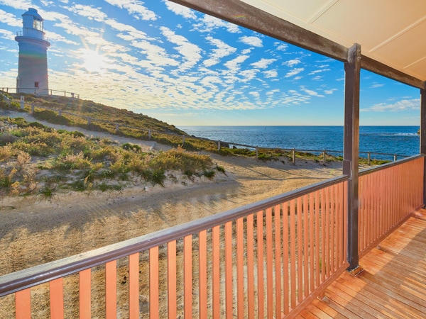 Wake up to lighthouse views at Lighthouse Keeper’s and Heritage Cottages