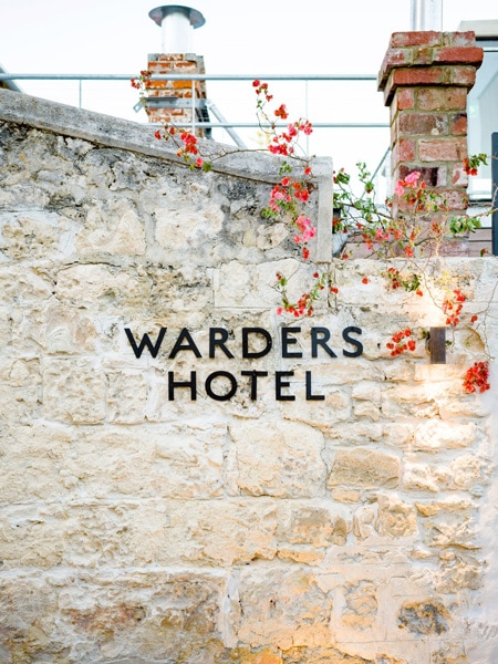 The beautiful architecture of Warders Hotel