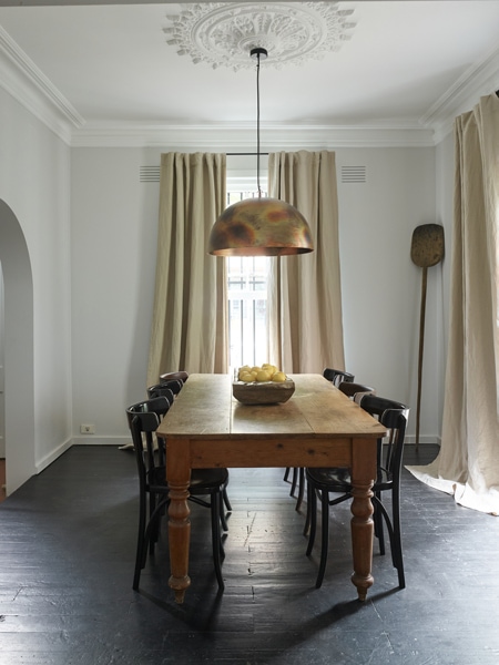 The dining room at Napier Quarter Guesthouse
