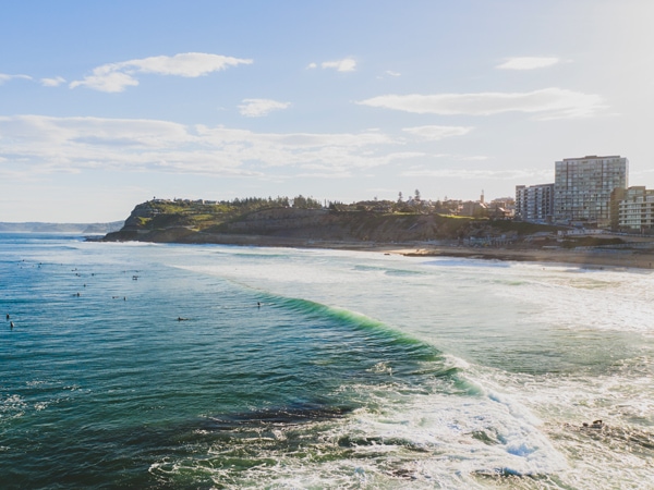 Newcastle beach