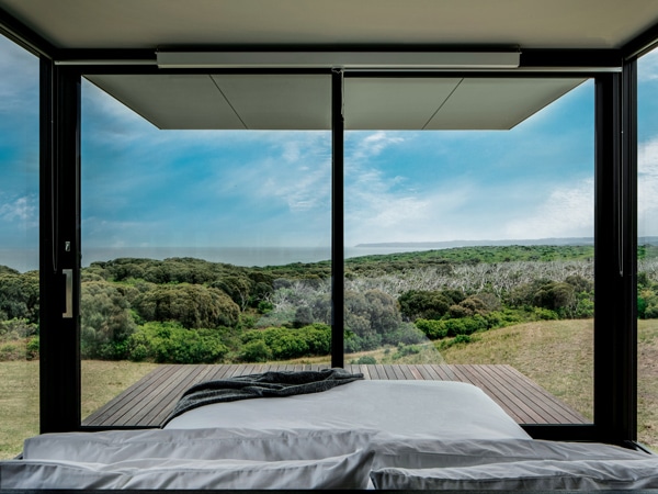 Inside view of the Sky Pod rooms