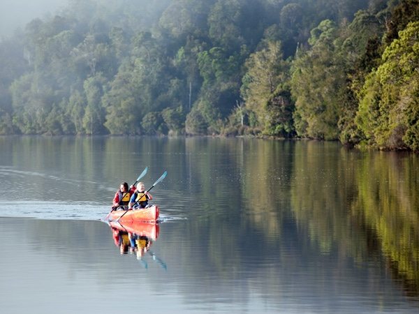 Kayaking at Corinna Wilderness Experience