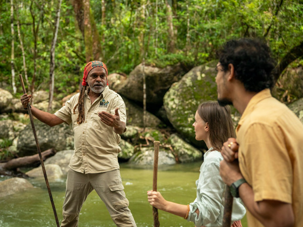 a Ngadiku Dreamtime Walk with a local Elder, Mossman Gorge Cultural Centre, Port Douglas tours