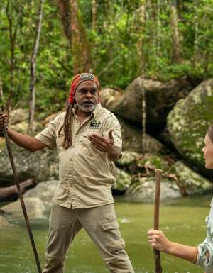 Kuku Yalanji guide at the Mossman Gorge Cultural Centre