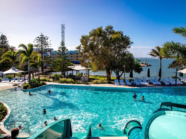 the pool at Big4 Caloundra, Sunshine Coast