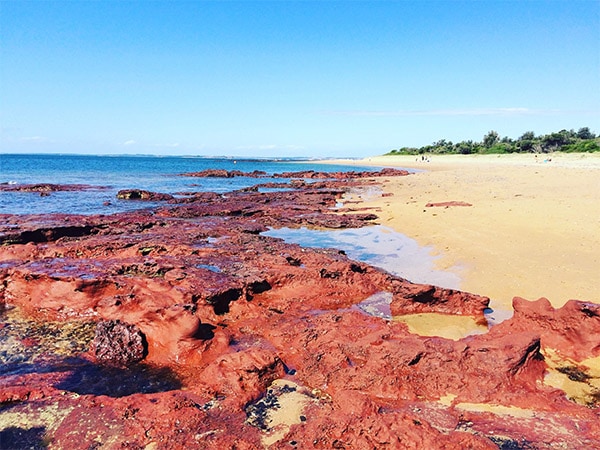 Red Rock Beach in Phillip Island