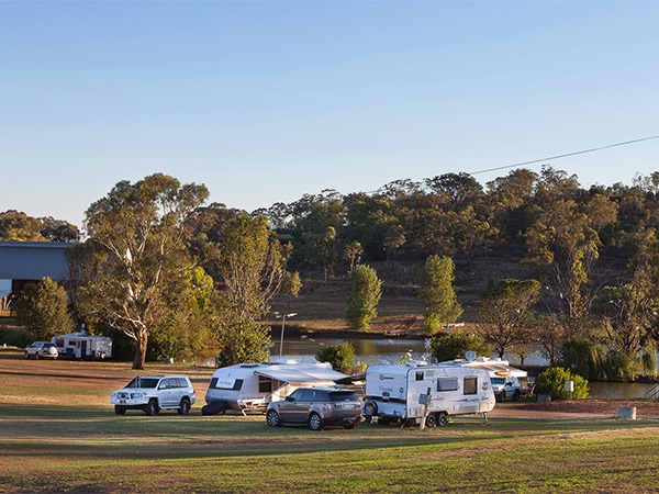 Toowoomba Showgrounds Caravan Park.