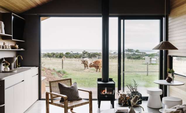 a farm-style cabin at Five Acres, Phillip Island