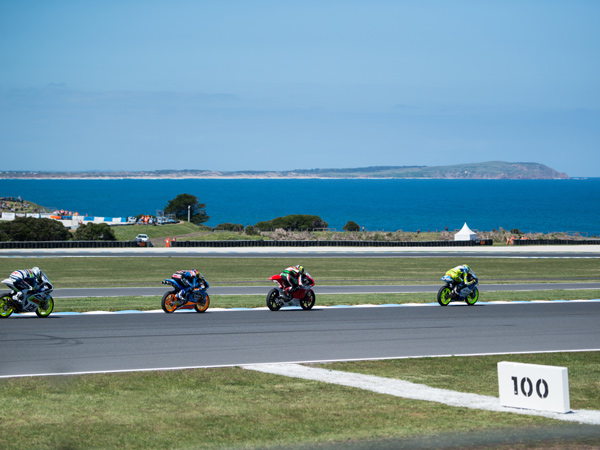 motorcycles racing at the Australian Motorcycle Grand Prix, Phillip Island