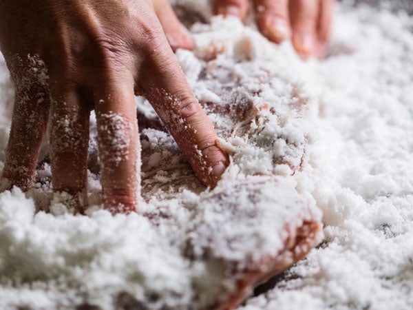 Boks Bacon being dry-cured