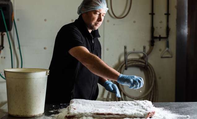 Marcus Boks dry cures bacon