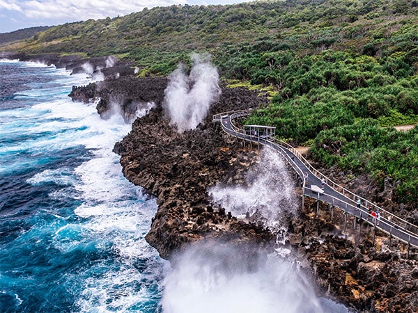 Christmas Island Blowholes