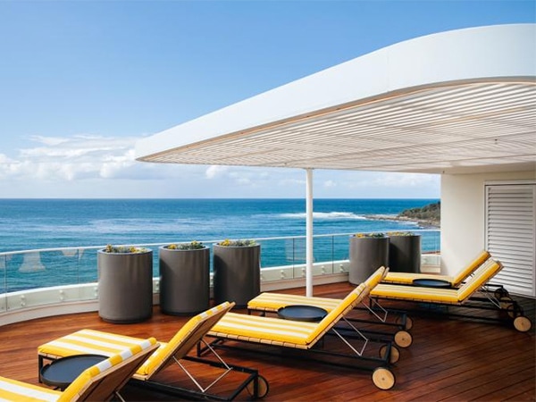 Balcony and ocean at the Surf