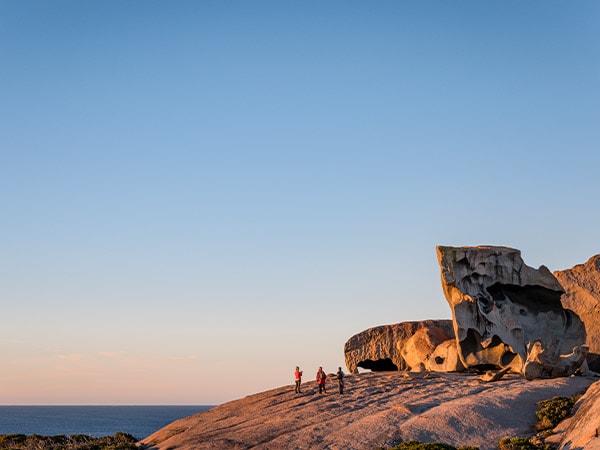Kangaroo Island’s iconic Remarkable Rocks. 