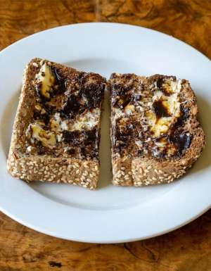 vegemite on toast