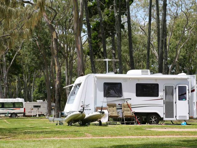the Pialba Beachfront Tourist Park, Hervey Bay