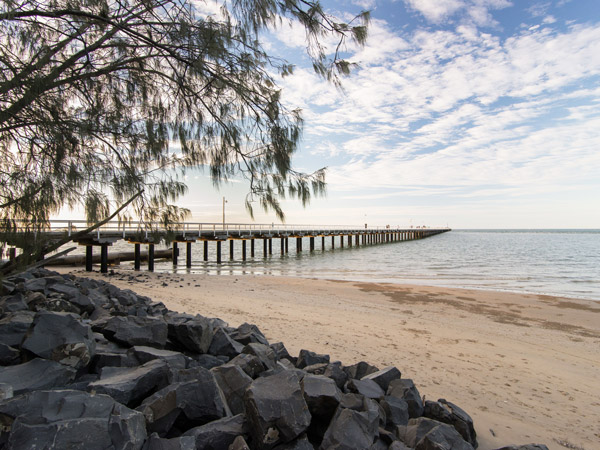 the Urangan Pier on Hervey Bay