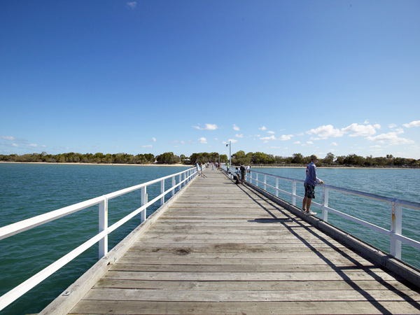 the Urangan Pier on Hervey Bay
