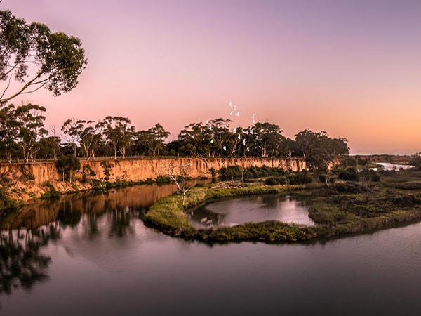 Victoria’s K Roads Cliffs and Werribee River.