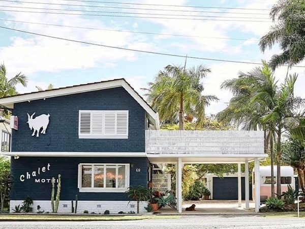 Exteriors of Chalet Motel