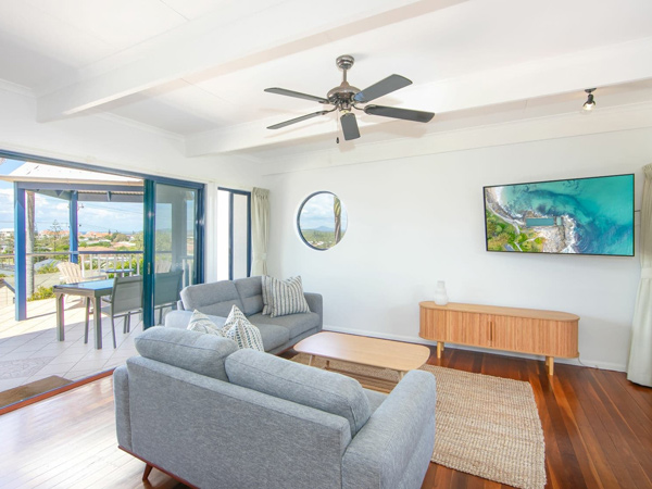 a look inside the living room of Coast Yamba
