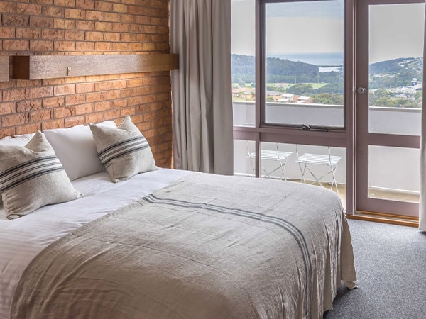 Inside the room at Hillcrest Merimbula