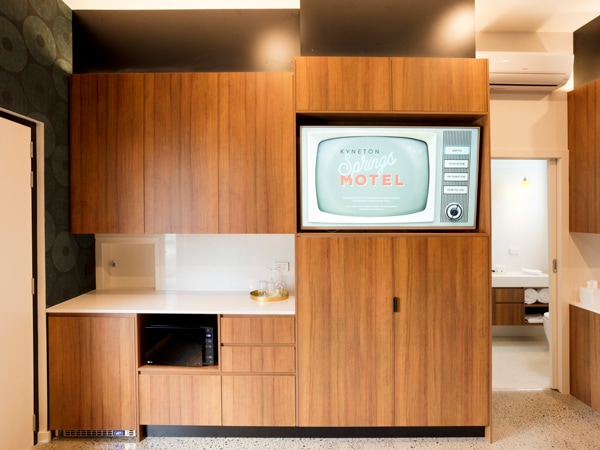 Interior of the Kyneton Springs Motel