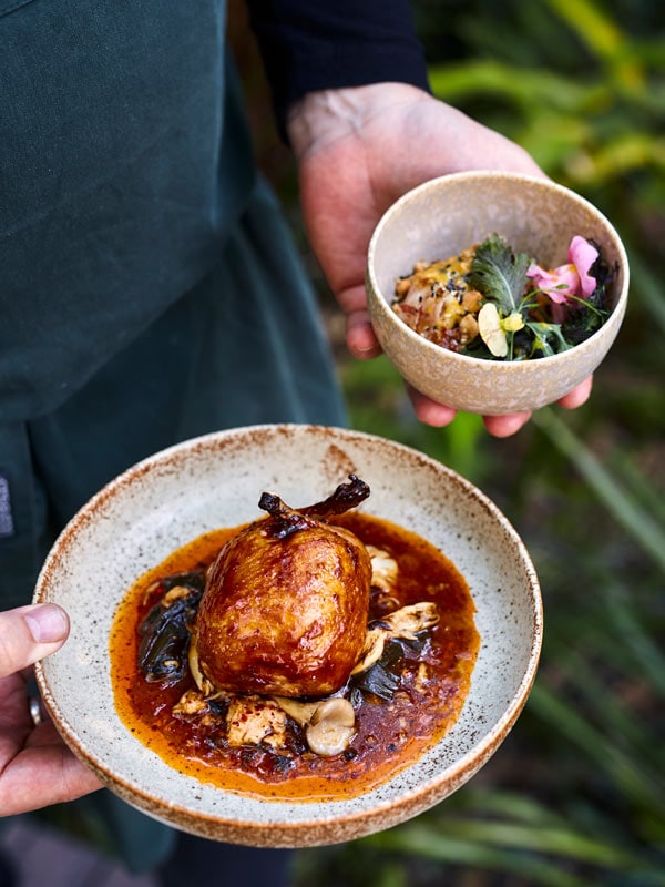 A meal at The Curated Plate Sunshine Coast