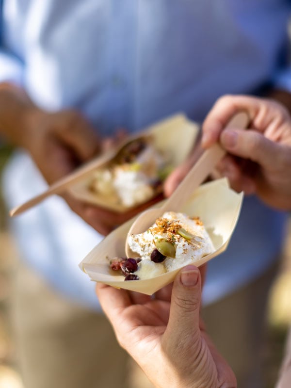 Enjoying samples from Taste of Kakadu in Northern Territory