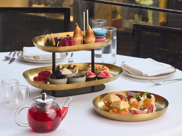 high tea at glass brasserie, Hilton Sydney