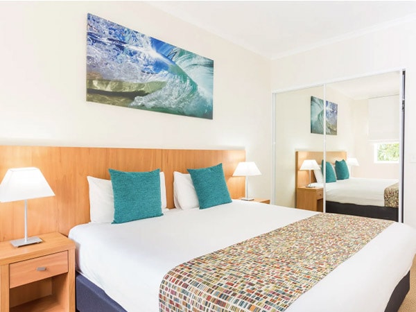 Room interiors at Ramada Resort by Wyndham Shoal Bay