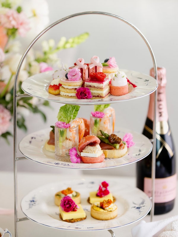 a tray of sweets at Sheraton Grand Mirage