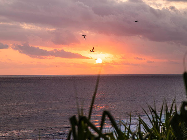 Sunset at Christmas Island, Australia
