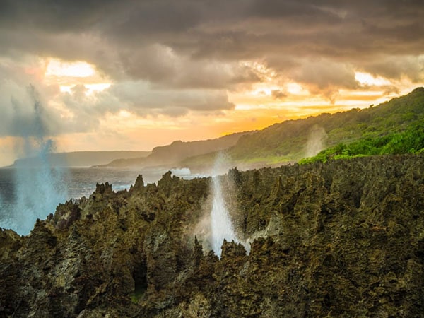 The Blowholes, Christmas Island, Australia