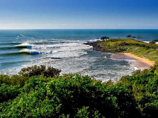 Angourie Back Beach in Yamba, NSW